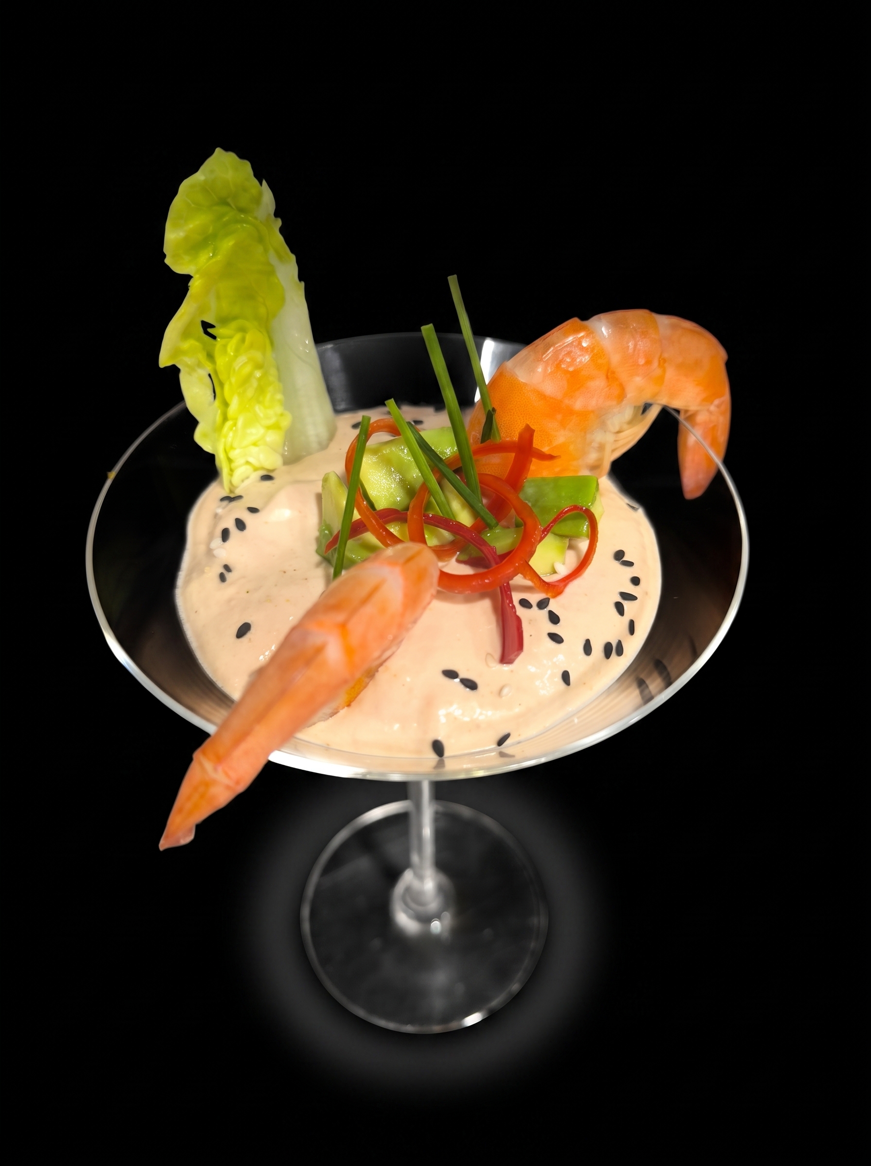 Coctel de gambas